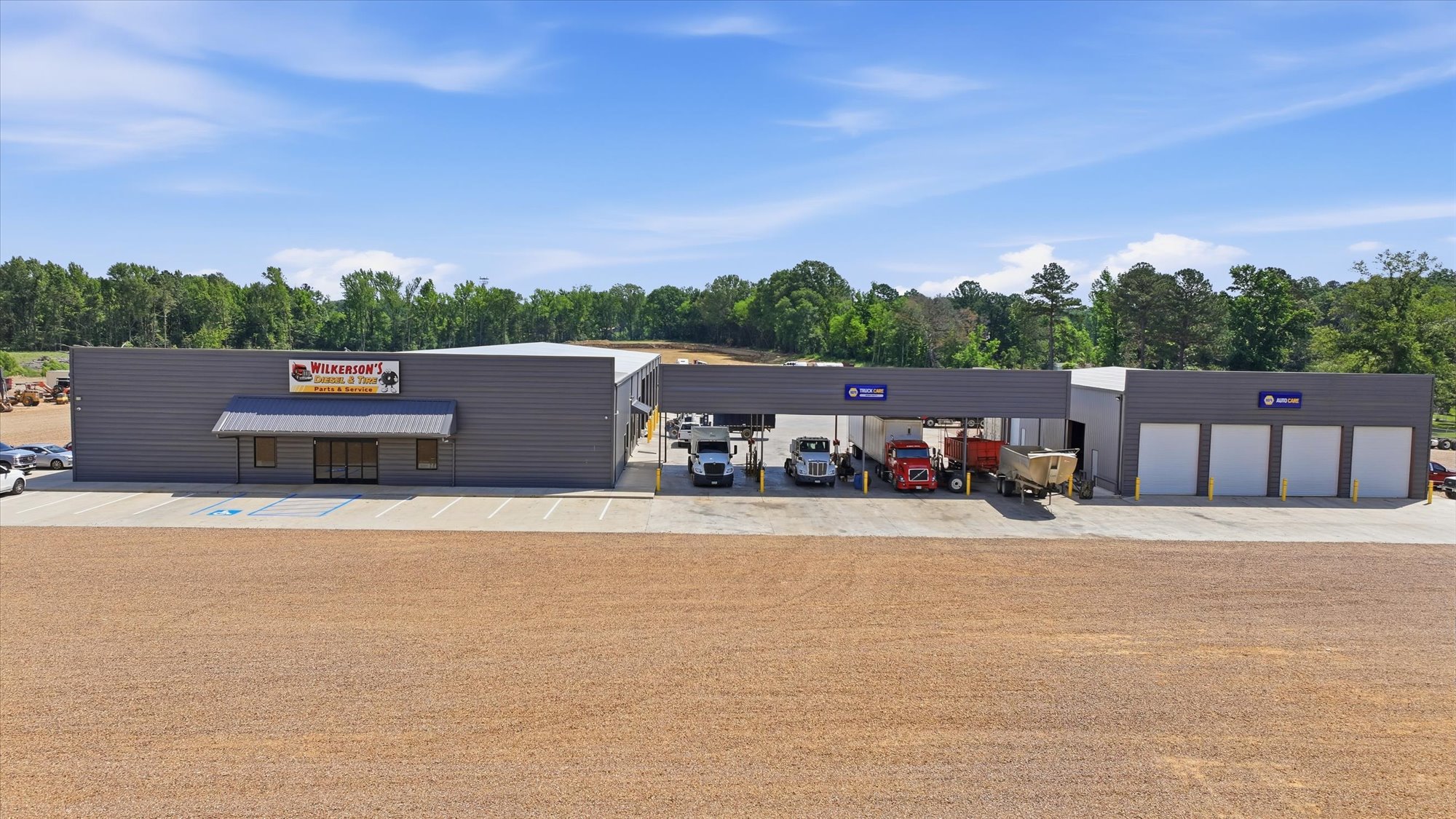 Wilkerson's Diesel & Tire facility on US-49 in Jackson, MS